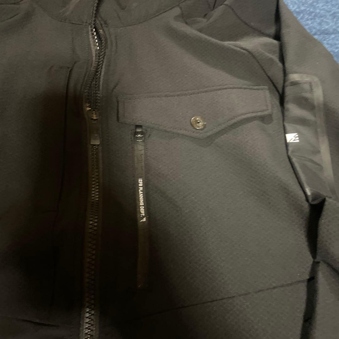 T*a様 アイズフロンティアブラックジャケット LLサイズ フロントポケット付き