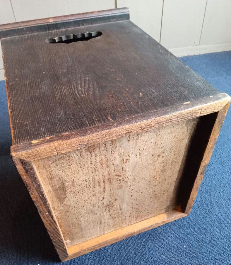 アンティーク　引出し付木箱　茶箱　 小型引出し　小型棚　収納　和風