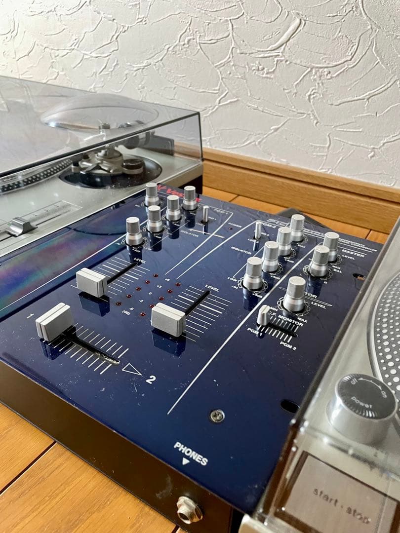 Technics SL-1200 ターンテーブル2台ミキサーセット