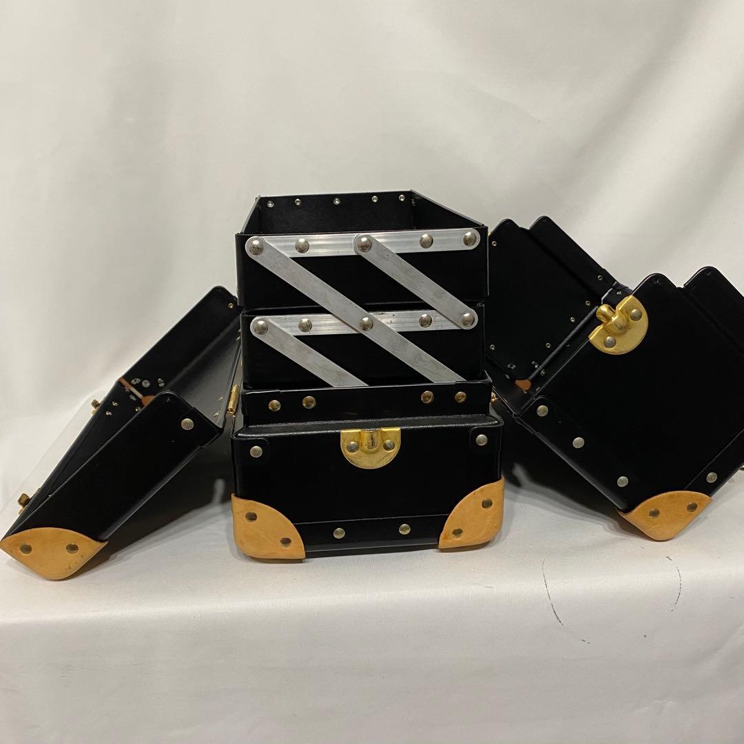 安達紙器工業 タイムボイジャー コレクションバッグ Ｍ ブラック