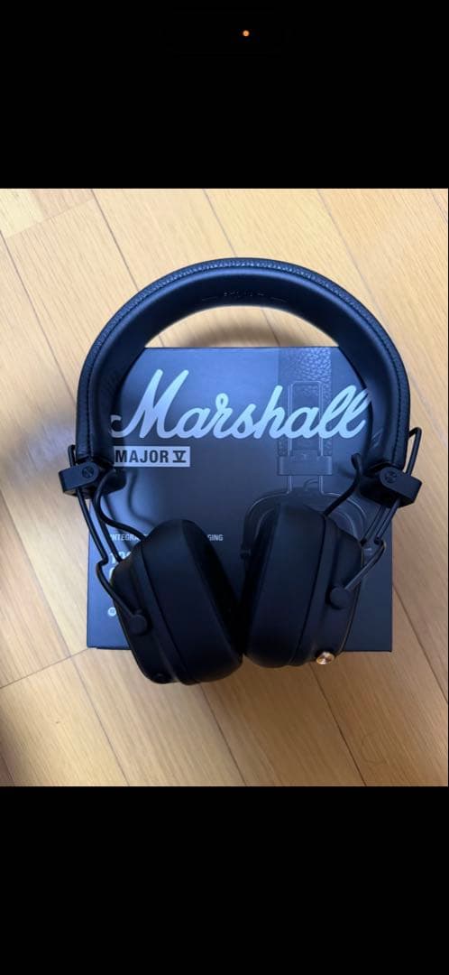 Marshall Major Vワイヤレスヘッドホン ブラック