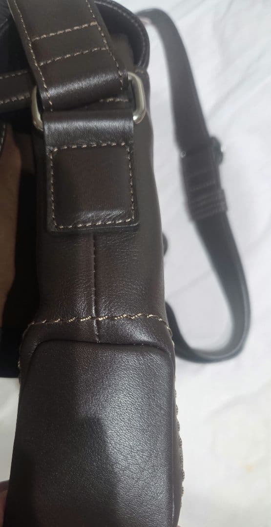 土屋鞄製造所　トーンオイル　ヌメショルダー　ダークブラウン