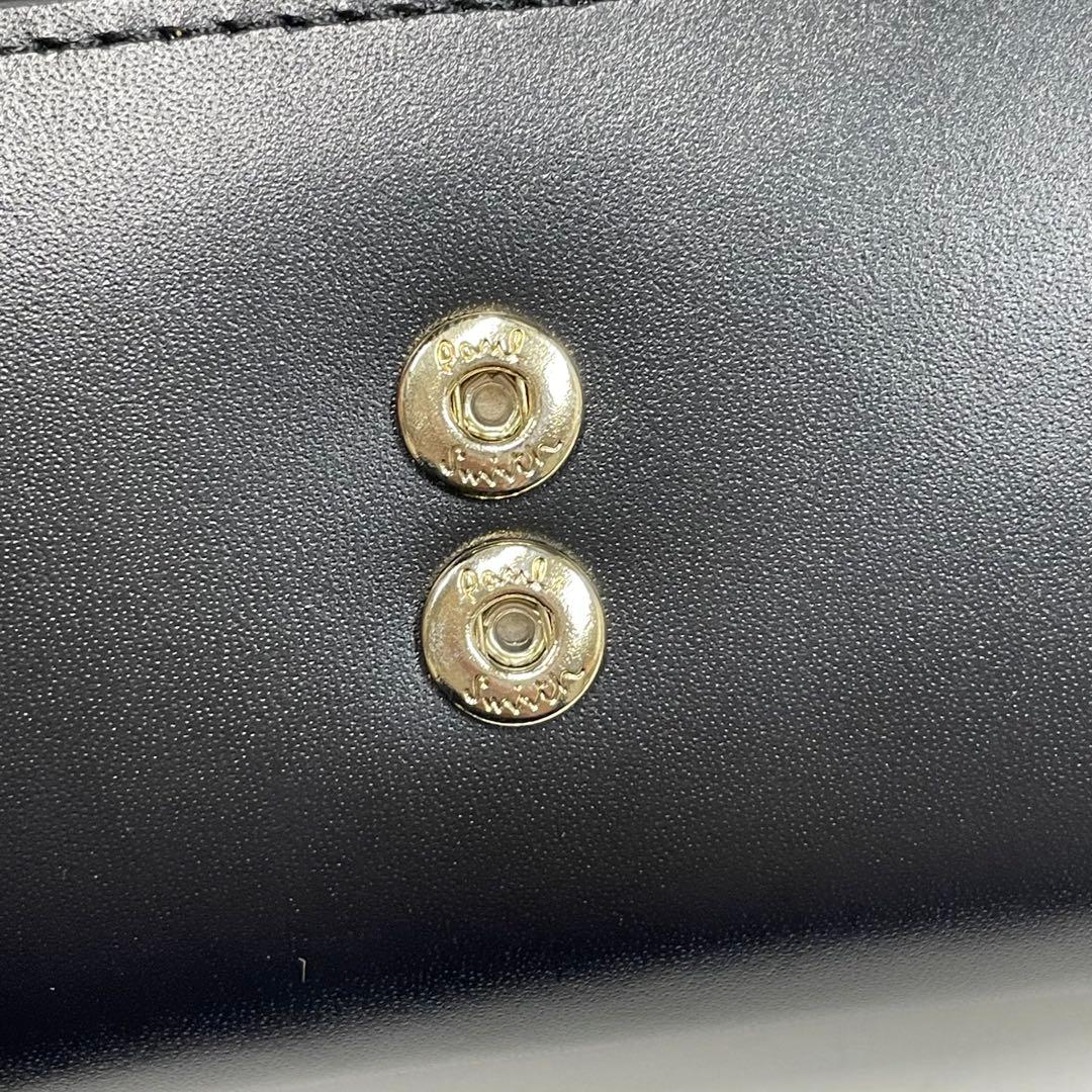 雷216 Paul Smith キーケース マーケトリーストライプラビット