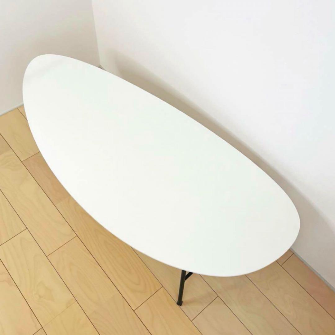 【希少品】関家具　マリコ　センターテーブル　ホワイト　リビングテーブル　送料込み