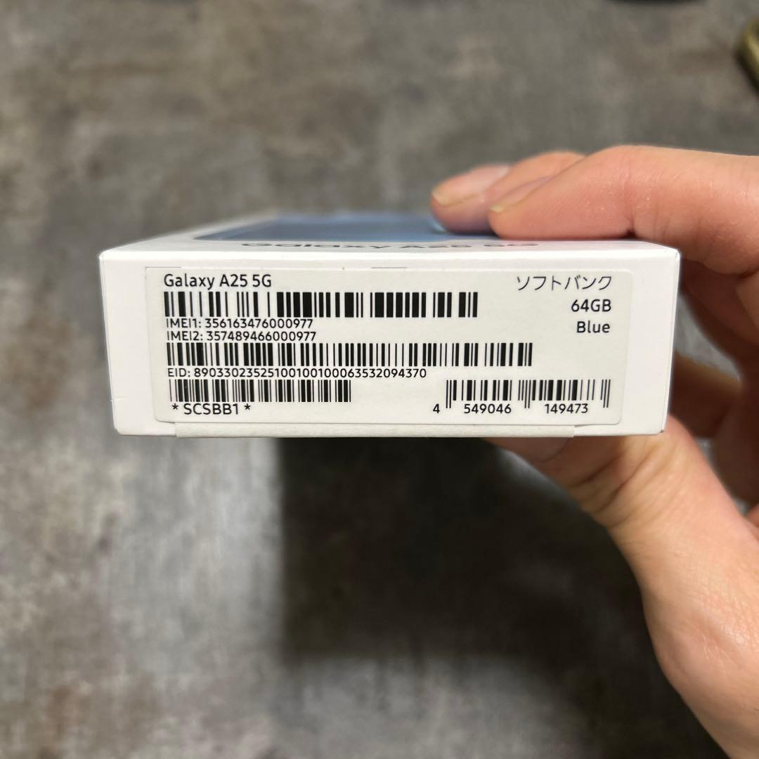 美*上様 未開封品Samsung Galaxy A25 5G 64GB ブルーソ