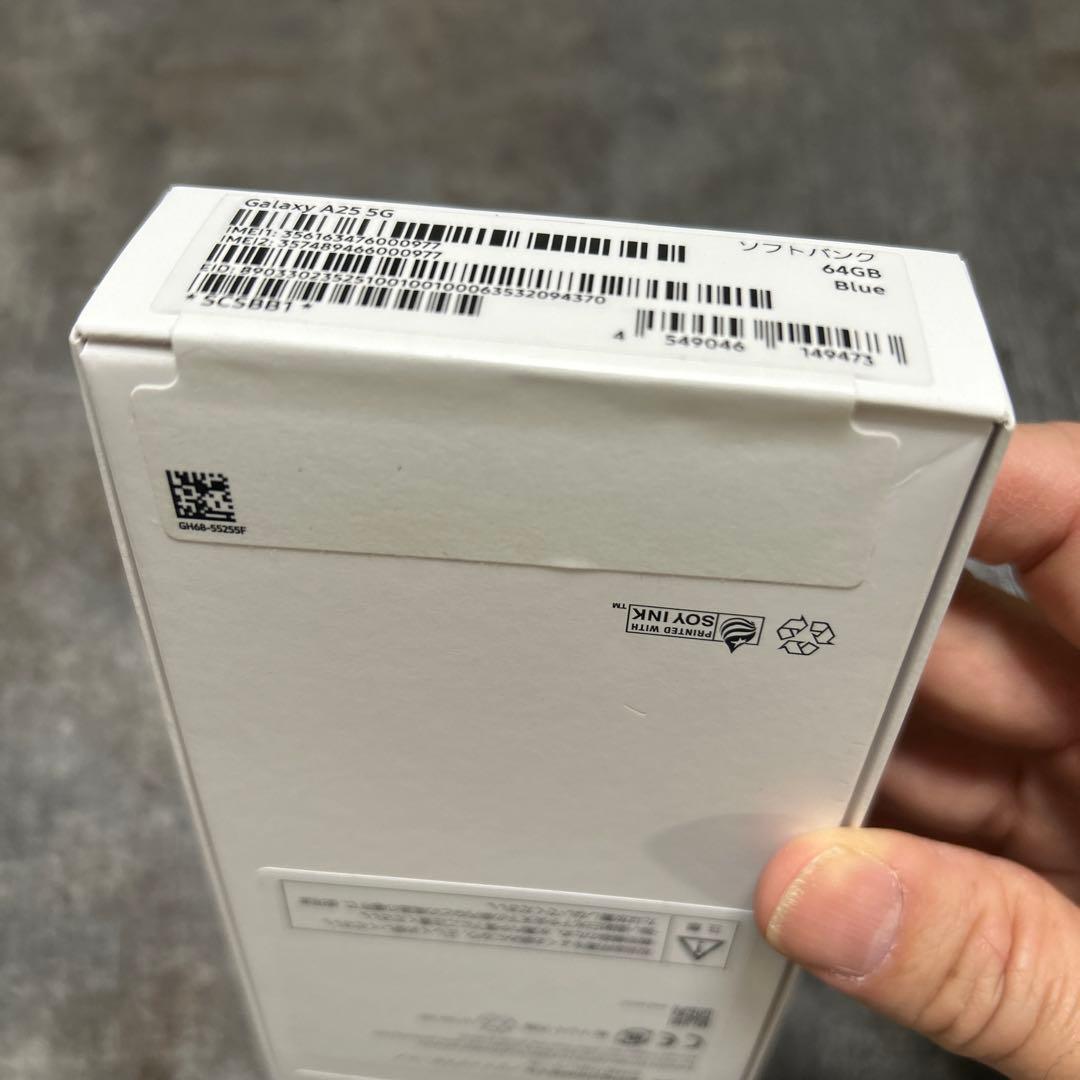 美*上様 未開封品Samsung Galaxy A25 5G 64GB ブルーソ
