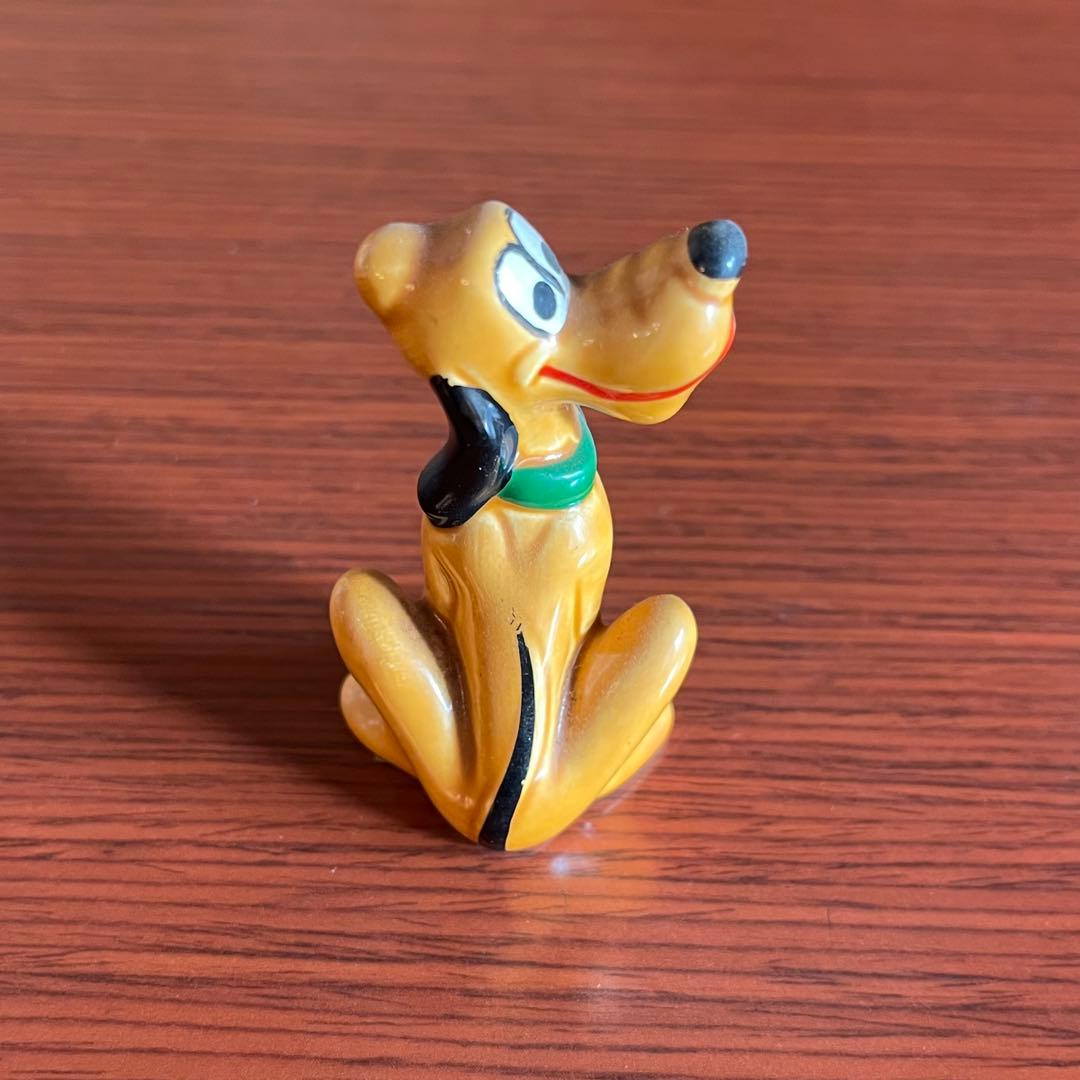 ヴィンテージ ディズニー プルート 陶器 置物 東京ディズニーランド 日本製
