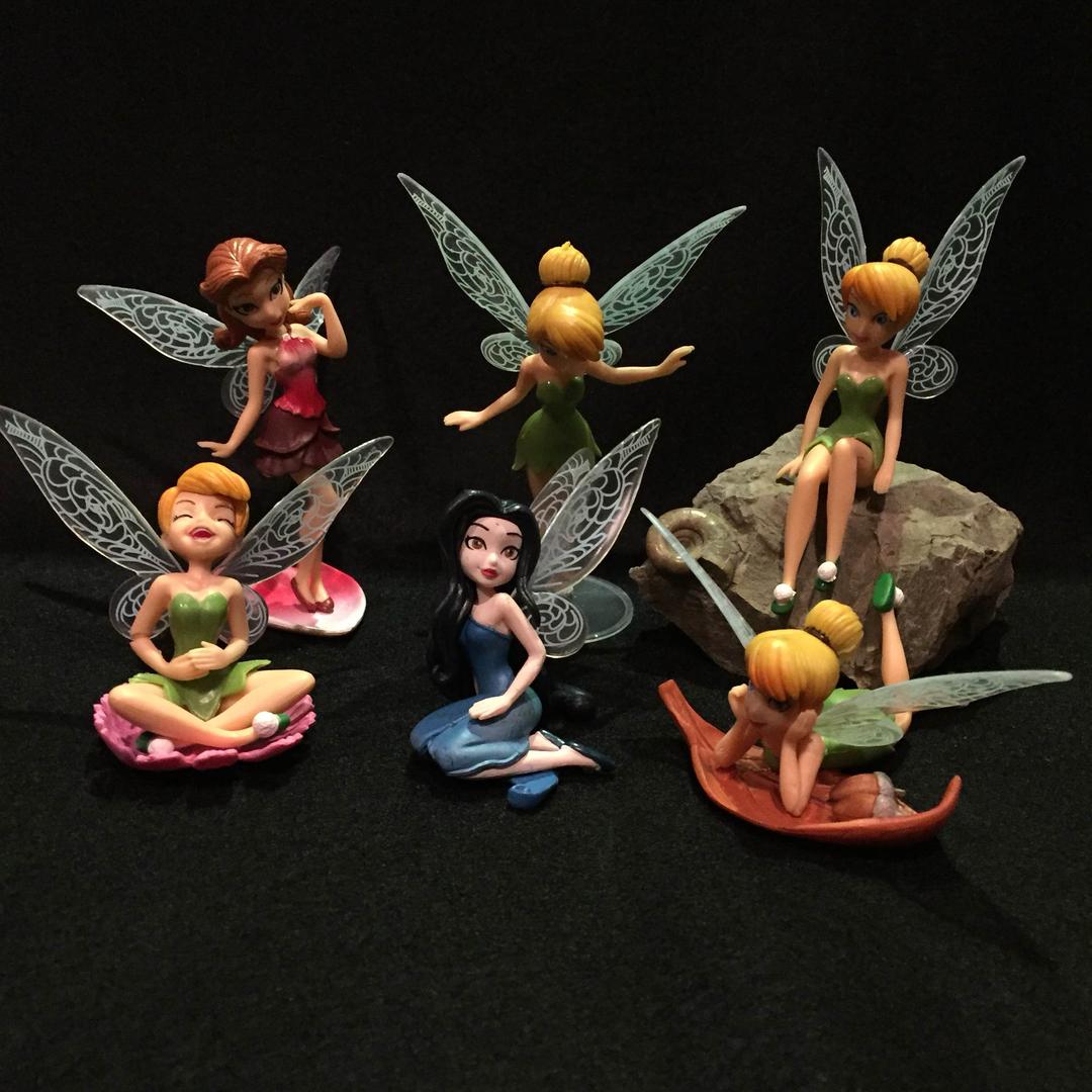 【新品・送料無料】癒されてください❣️ティンカーベル他6体セット