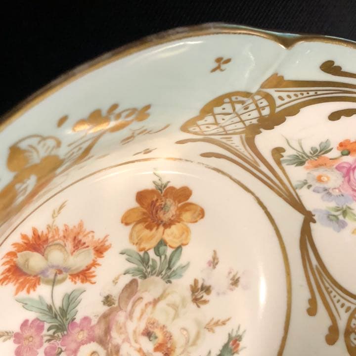 アンティーク　リモージュ　フラワー　ブーケ ボール