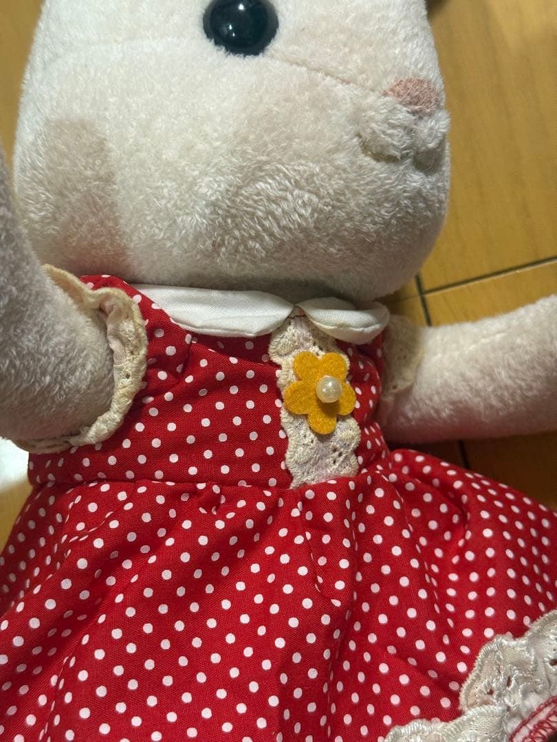 超希少！！！ シルバニアファミリー ショコラウサギの女の子 ぬいぐるみ Mサイズ