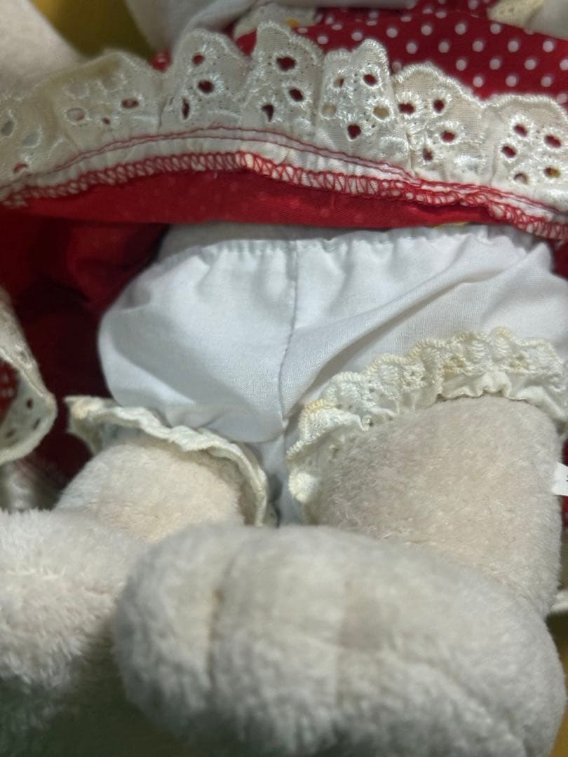 超希少！！！ シルバニアファミリー ショコラウサギの女の子 ぬいぐるみ Mサイズ