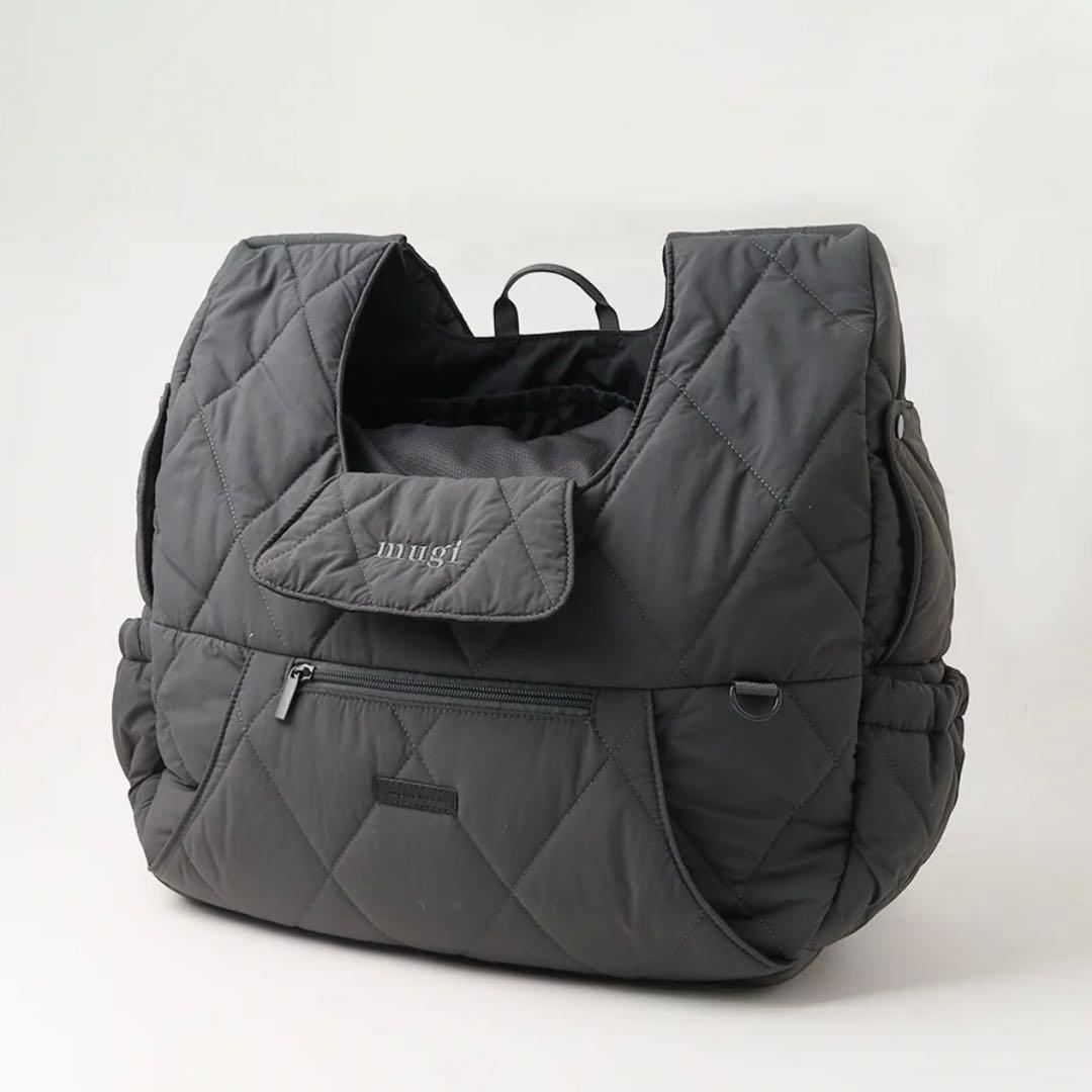 moncheri モンシェリ　キルティングメッシュ付きフロントリュック　M