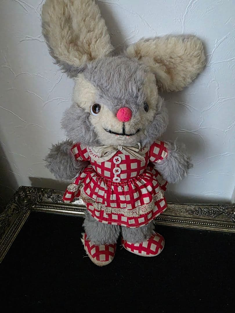 フランスヴィンテージ　アンティーク　　ウサギ