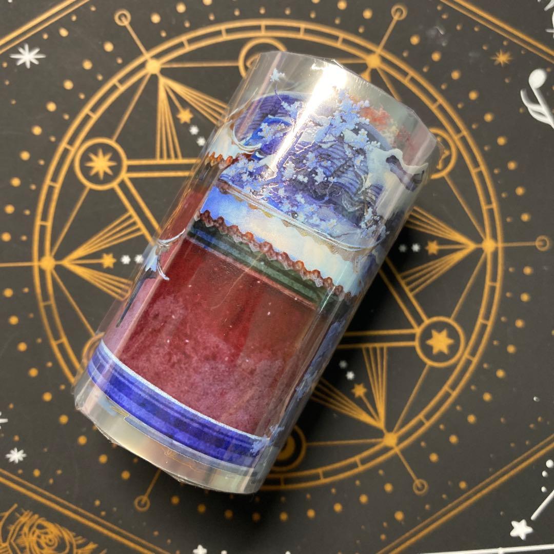 【9126】海外　マステ　5m巻　PETマスキングテープ　夜景　庭園　秋冬景色系