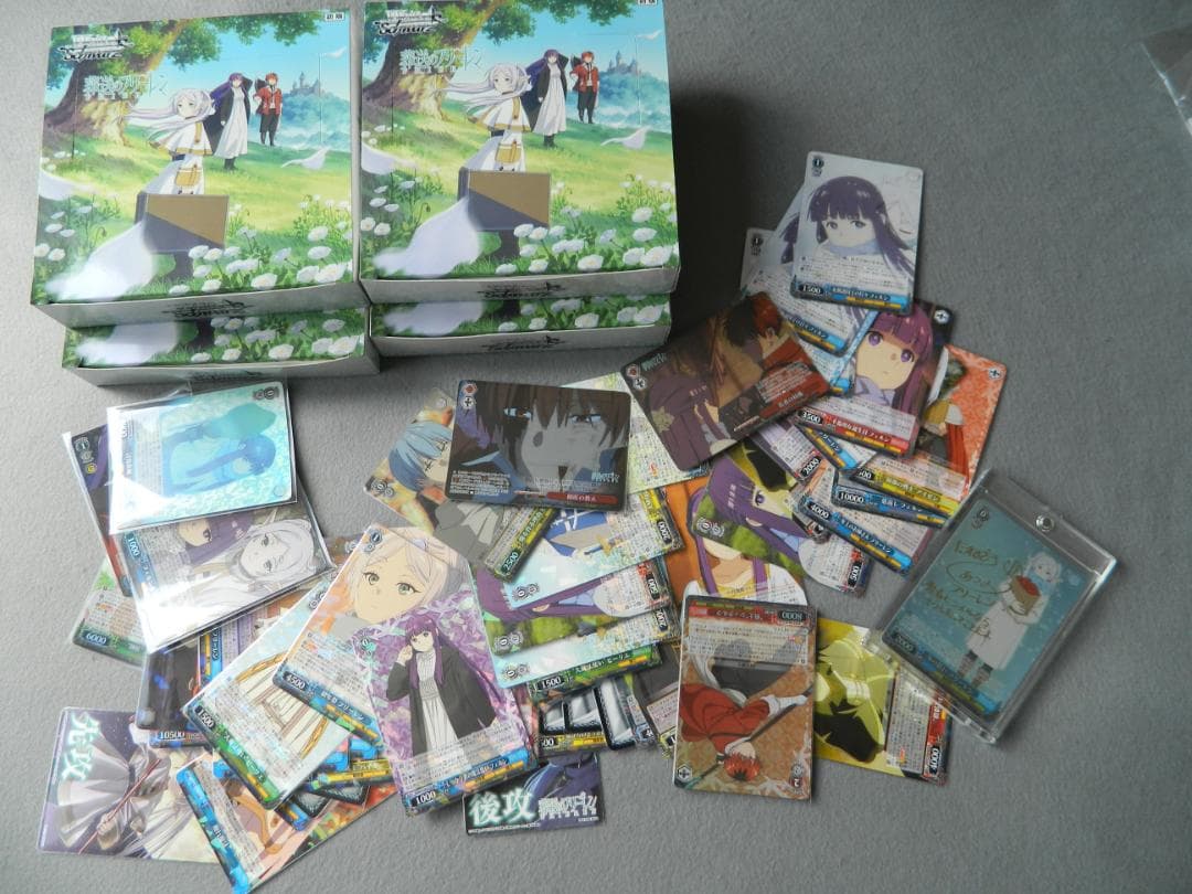 ヴァイスシュバルツ　SP 冬の装い フリーレン サイン入りカードセット