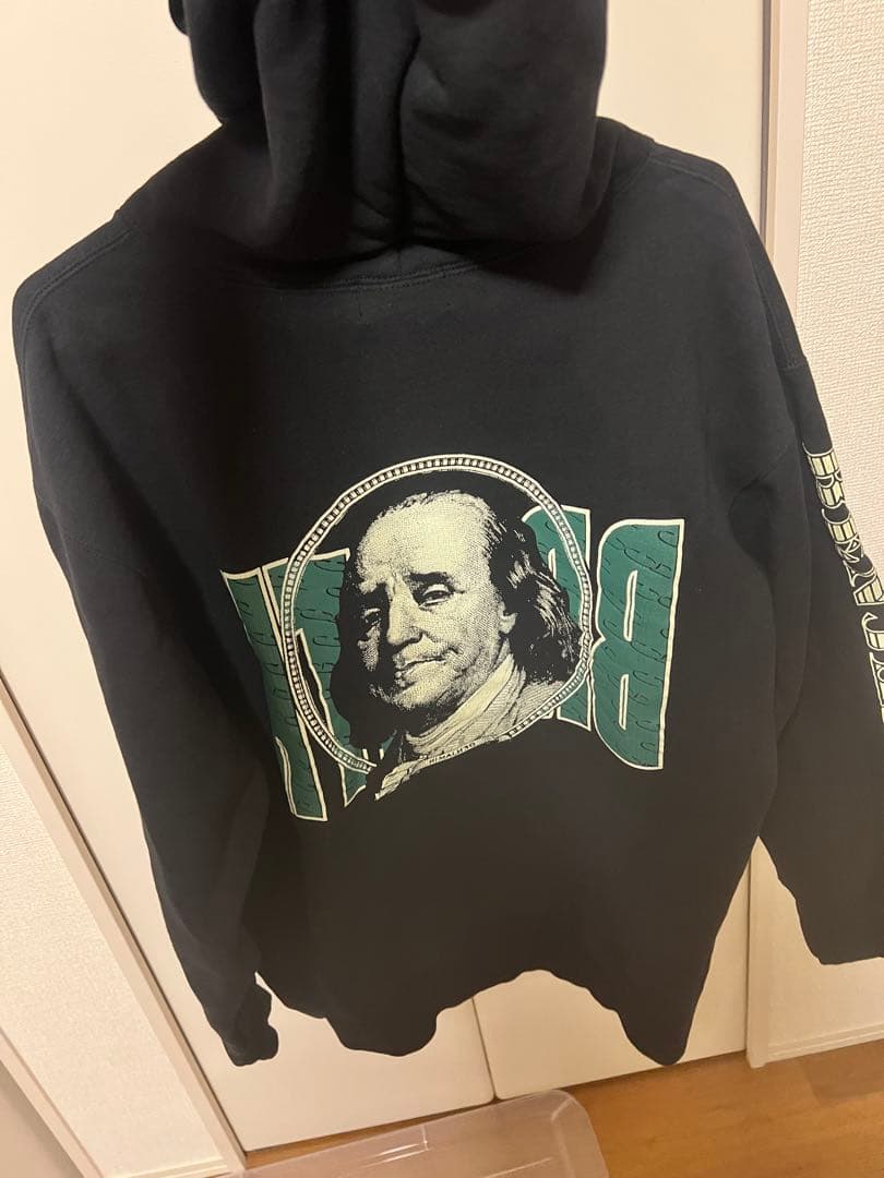 BREATH フード付きパーカー ブラック