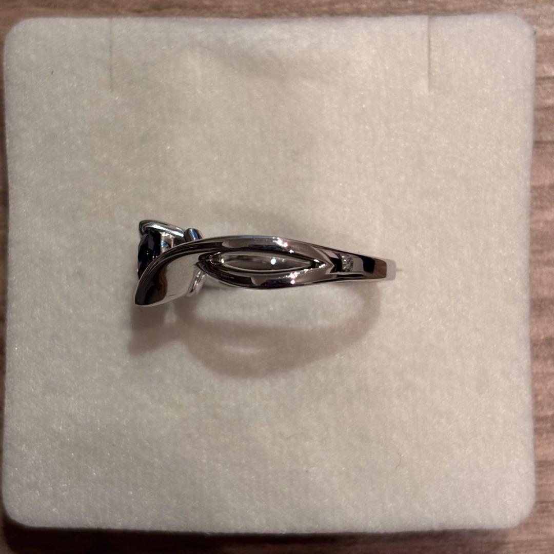 ヴァイオレットサファイア リング pt950