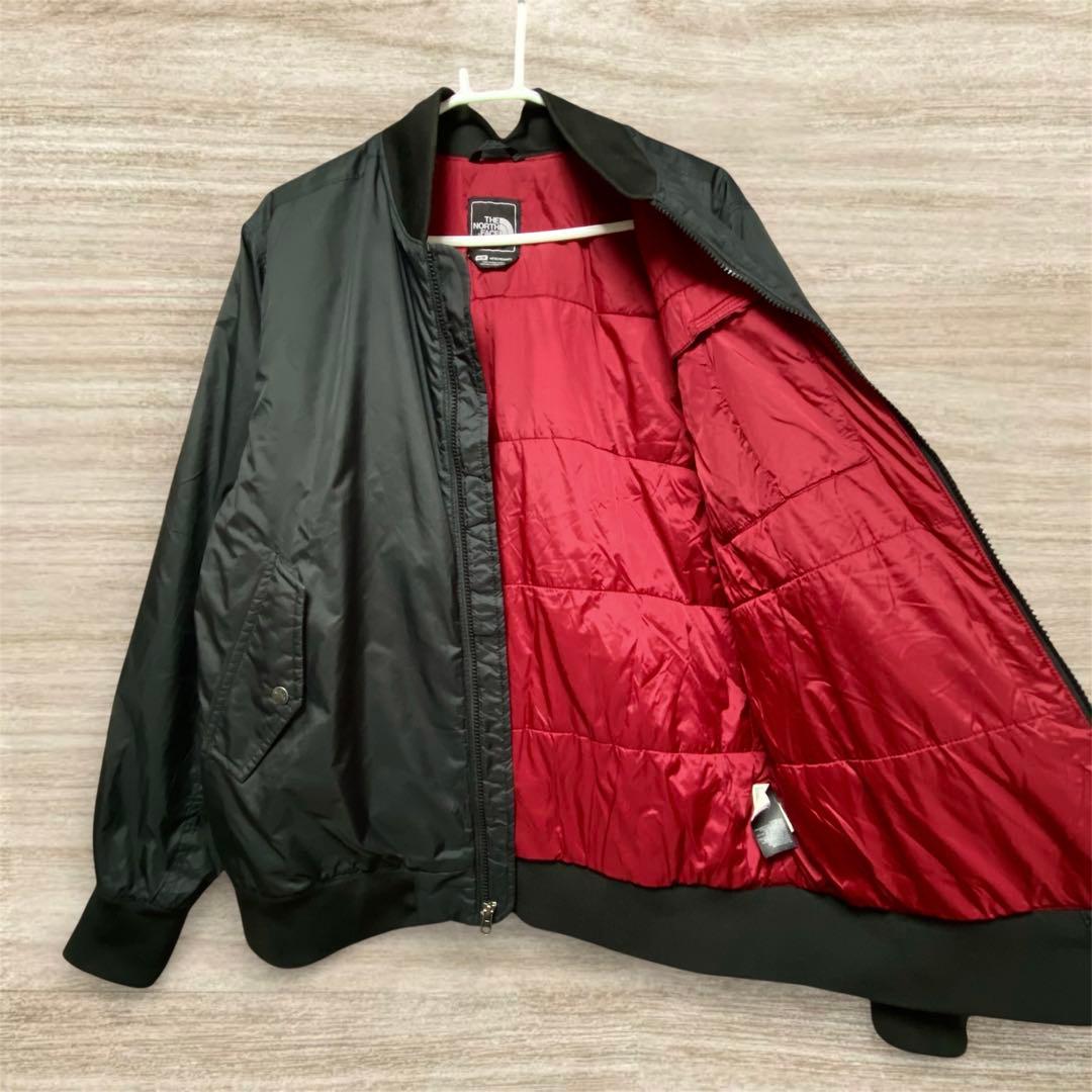 極美品 ノースフェイス MA-1 ボンバージャケット ブラック L