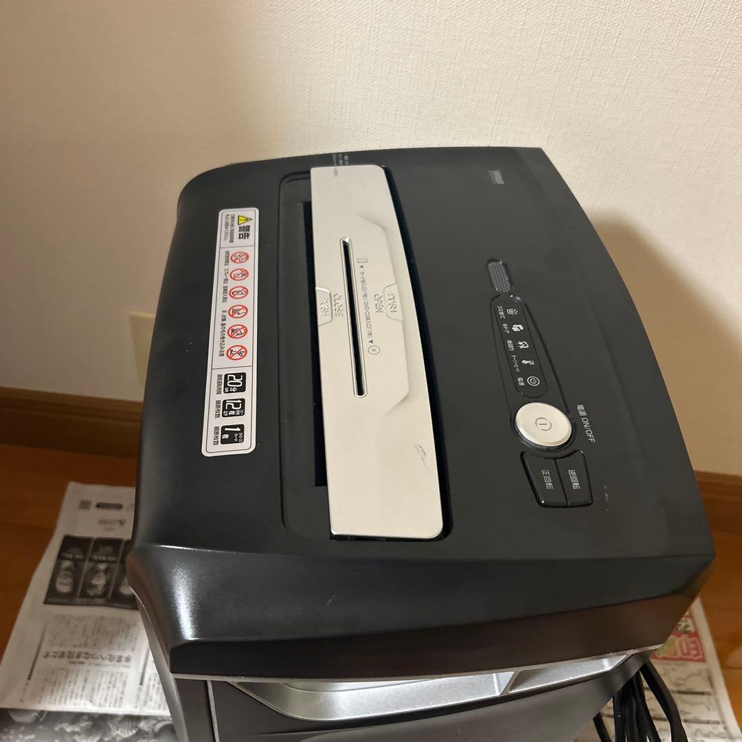 サンワサプライ 電動シュレッダー 400-PSD020 キャスター付 業務用