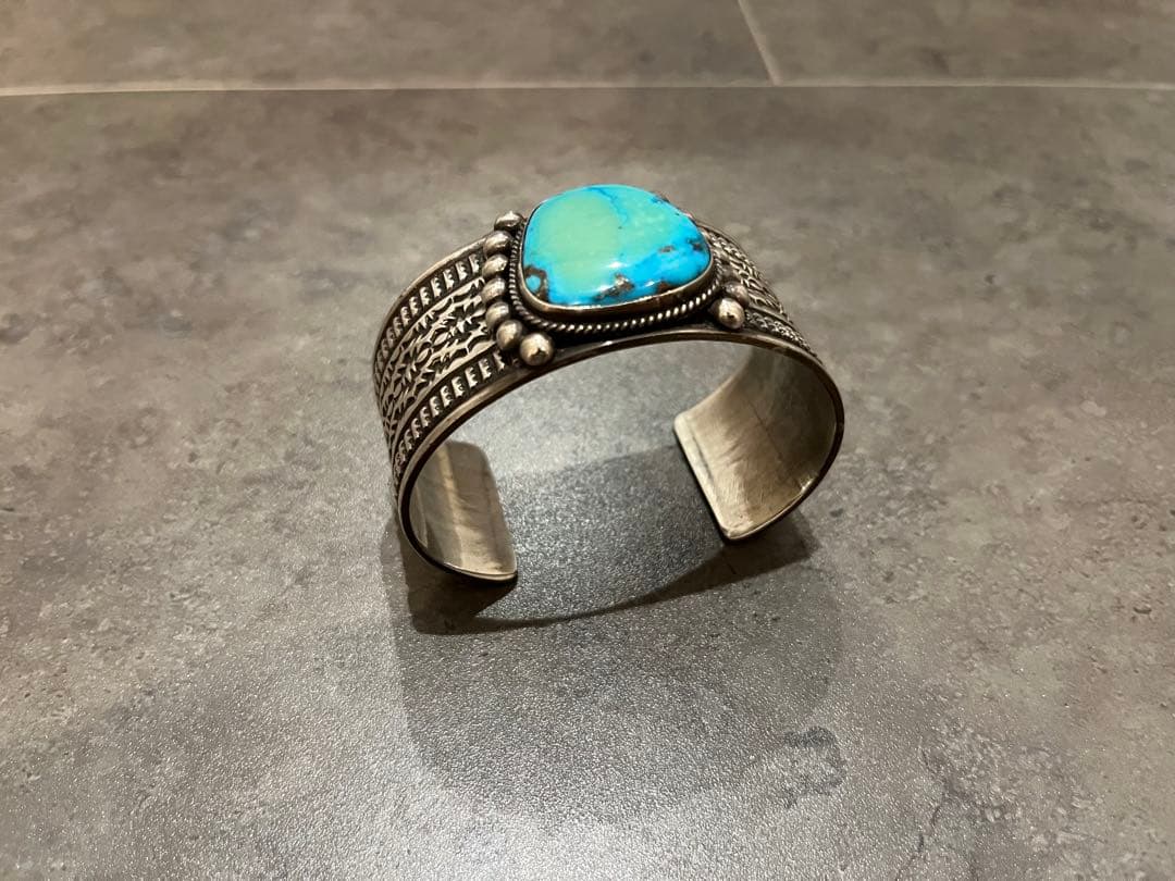 NAVAJOサンシャインリーブス ターコイズ バングル