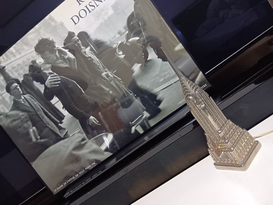 1980's　ロベール ドアノー　フランス製　パリ市庁舎前のキス　ポスター