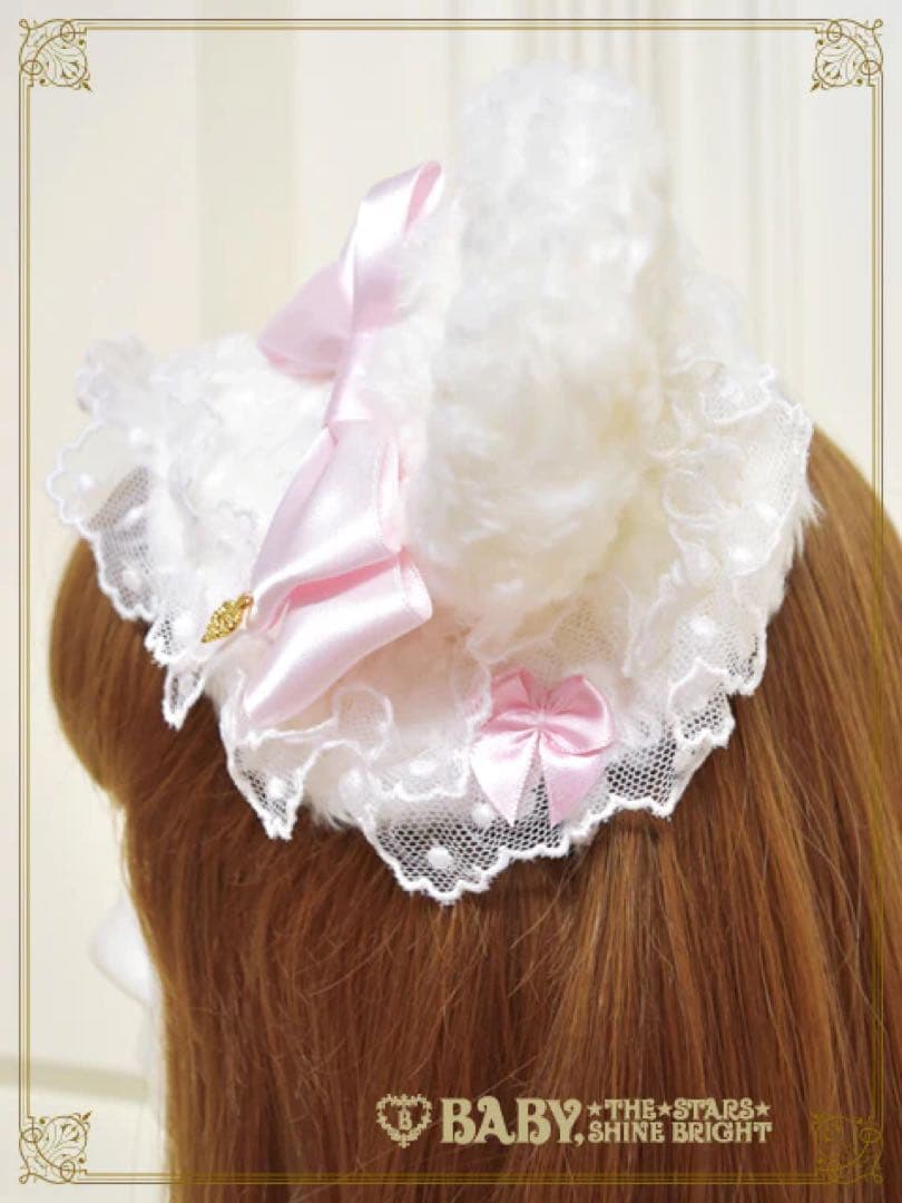 【新品】BABY くみゃちゃんのふわふわくみゃみみファーカチューシャ