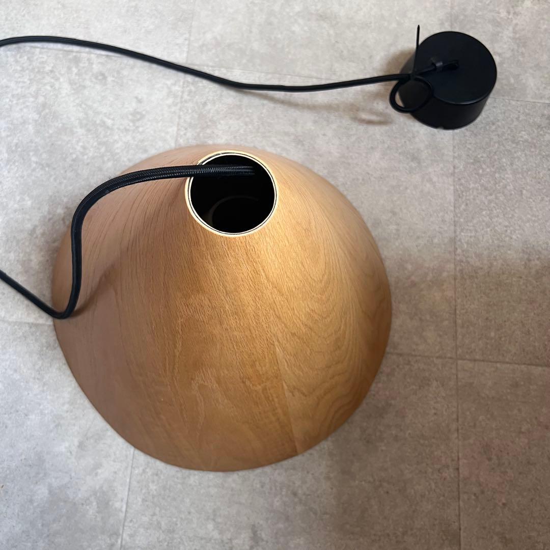 【大幅値下げ】ＨＡＹ｜木製円錐形ペンダントライト