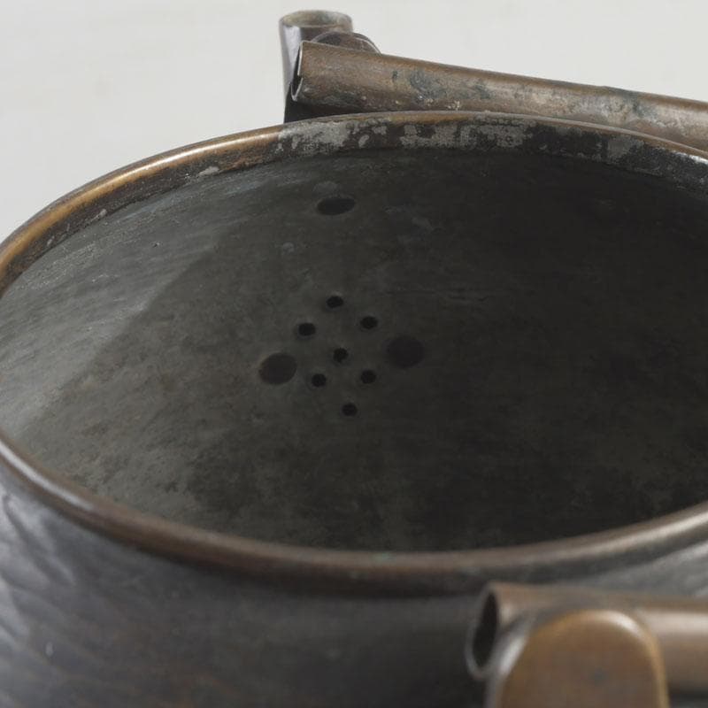 煎茶道具　銅製　杉目　湯沸　薬缶　合わせ箱　V　9477