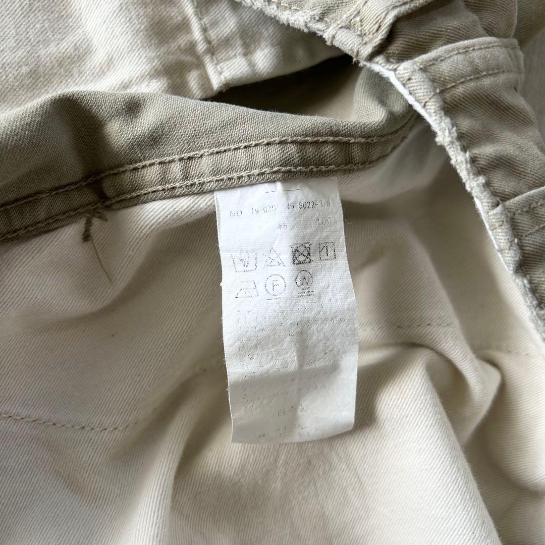 ジャーナルスタンダードラックス ビッグチノ チノパン M ベージュ ダメージ加工