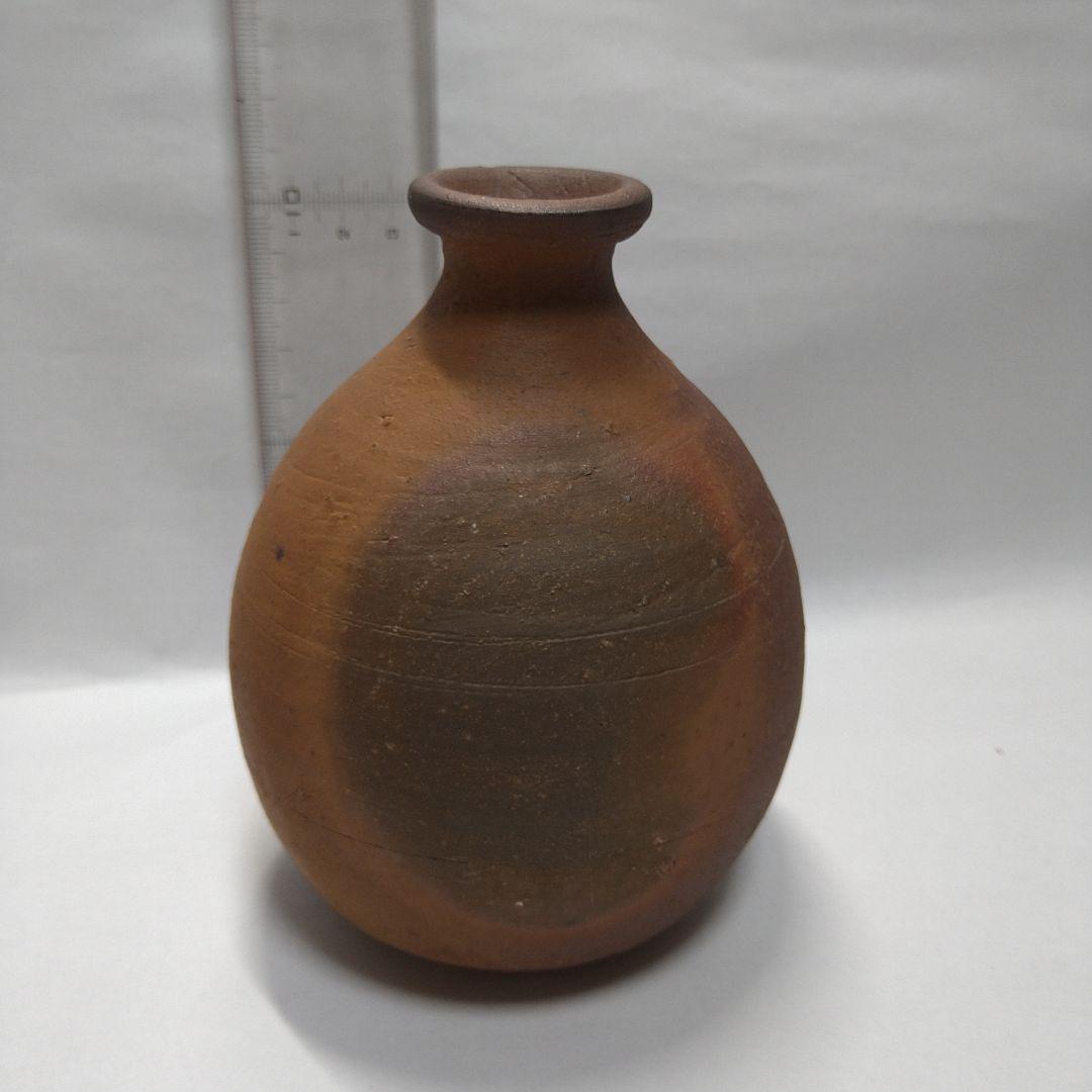 藤原雄　備前焼　徳利　３客