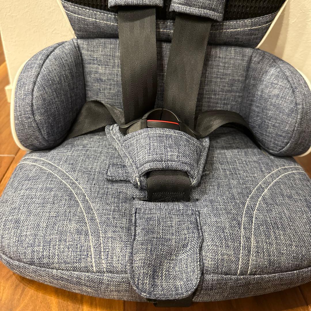 チャイルドシート　日本育児　トラベルベストECプラス　デニム