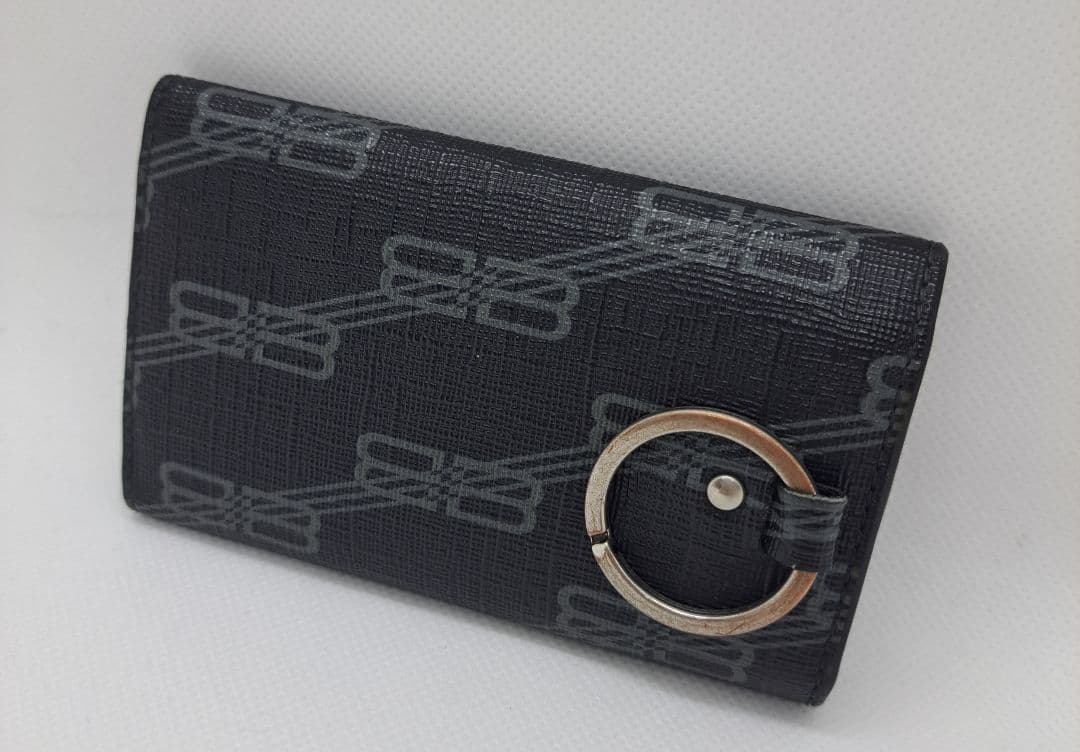 【希少】バレンシアガ 6連キーケース BBモノグラム シグネチャー コーテッド