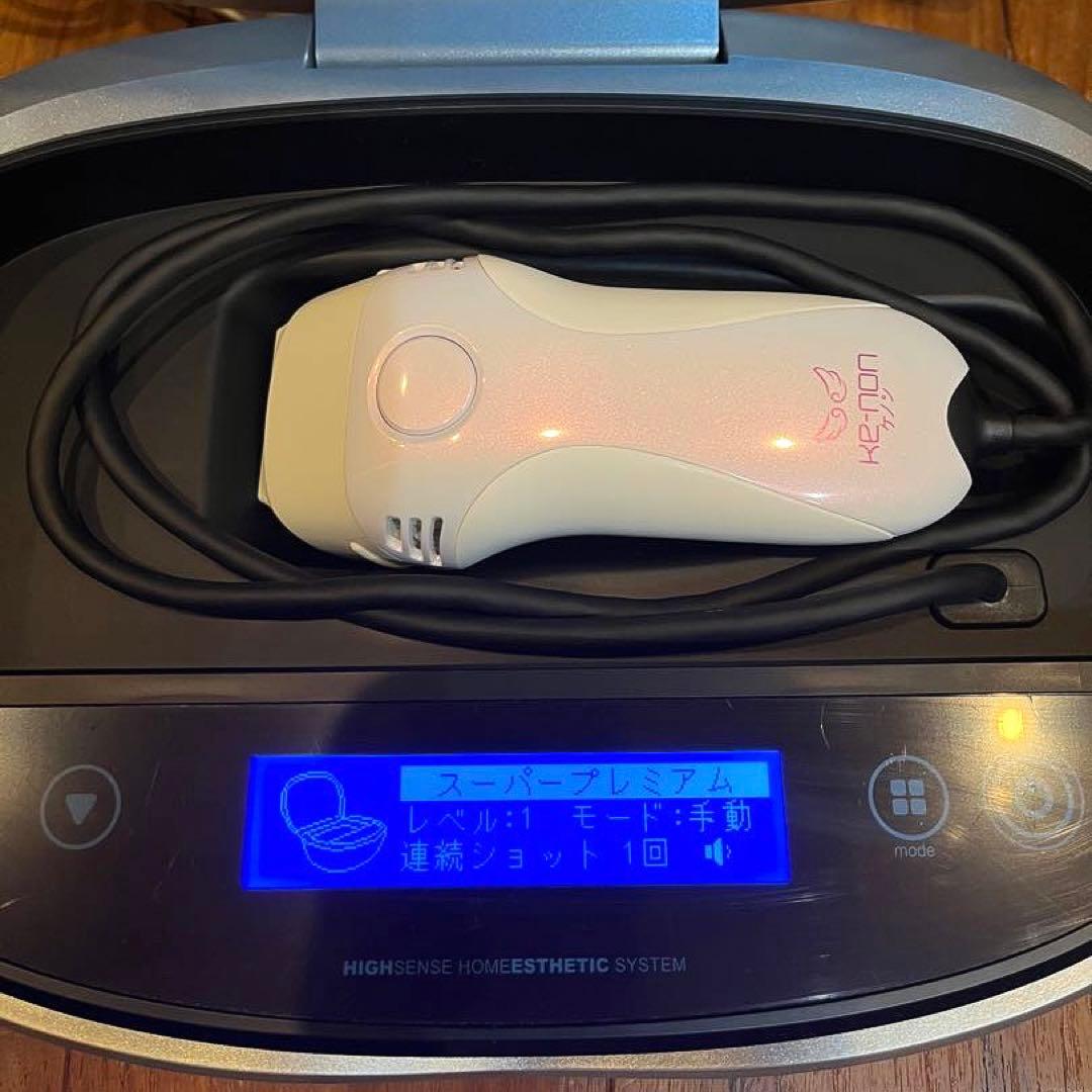 【ke-non】ケノン Ver8.0 フラッシュ式脱毛器 眉毛脱毛器付