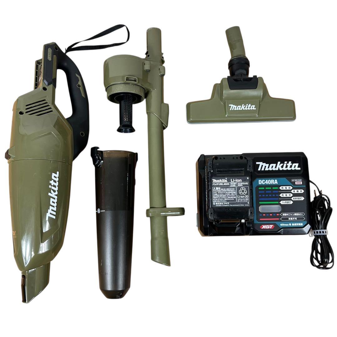 まゆMakita CL001G 掃除機 40Vmax バッテリー&充電器付