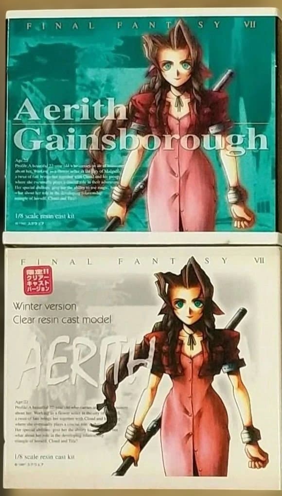 【未組立】コトブキヤ 1/8 レジンキャストキット エアリス2種セット