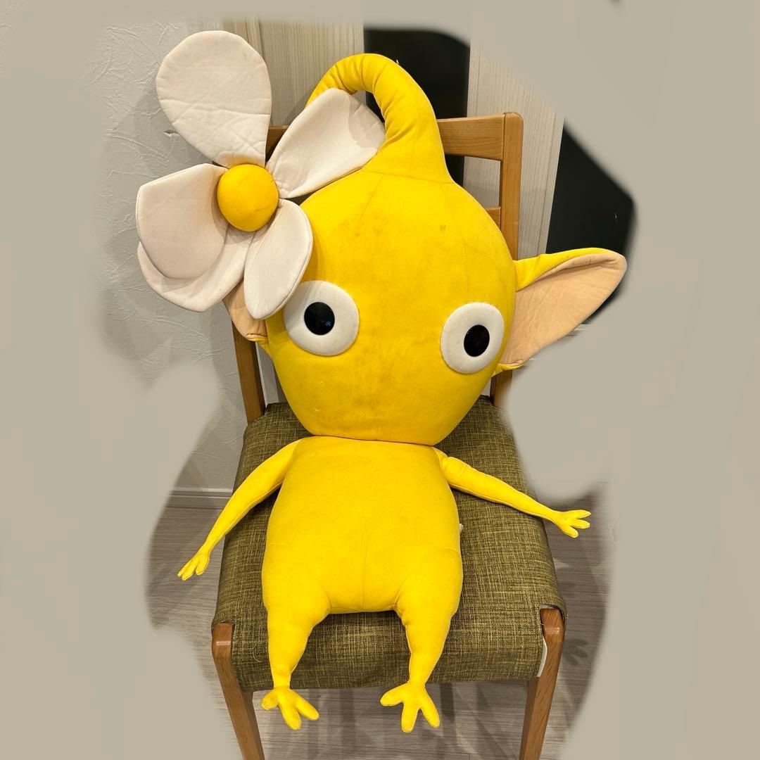 レア　ピクミン　巨大ぬいぐるみ　黄ピクミン　2001年　オオイケ　任天堂