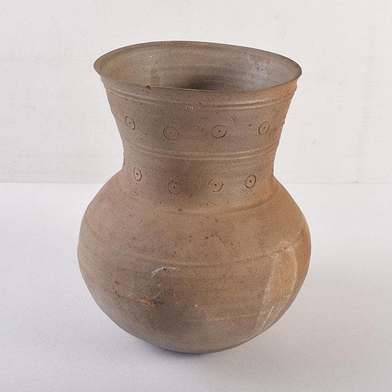 朝鮮美術　須恵器　新羅土器　新羅無細土　壷　C　8361C