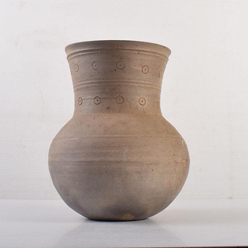 朝鮮美術　須恵器　新羅土器　新羅無細土　壷　C　8361C