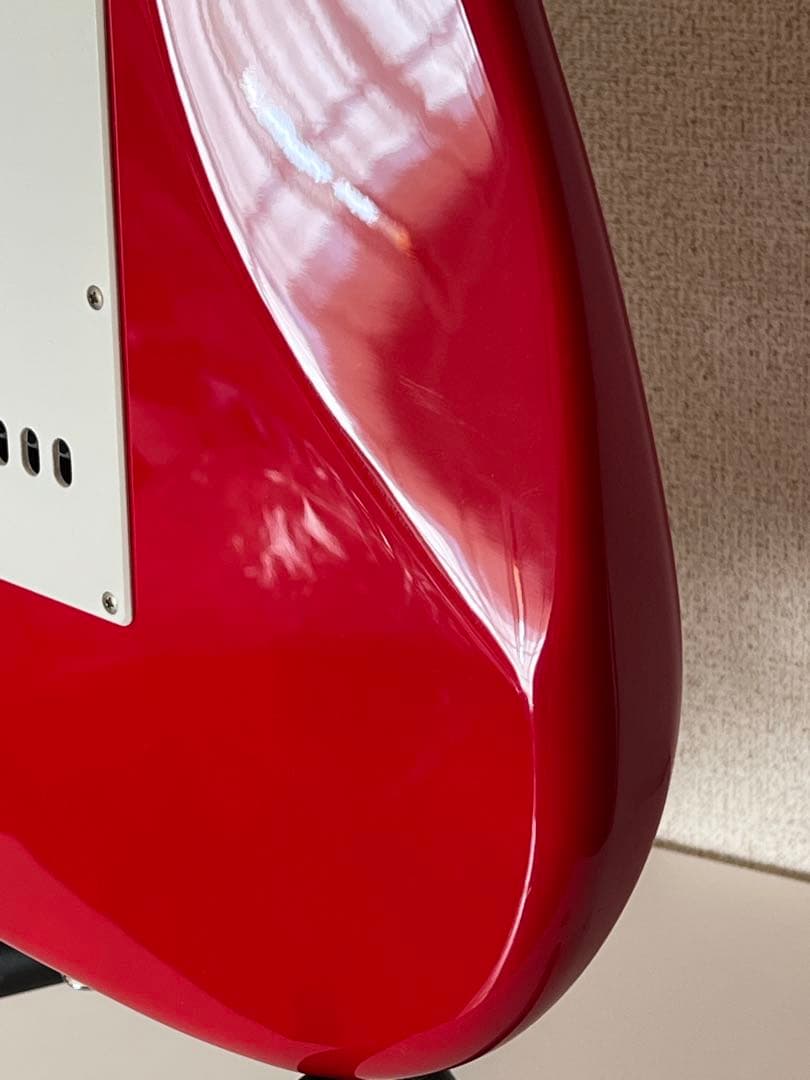 squier by fender bullet strat スクワイヤー レッド