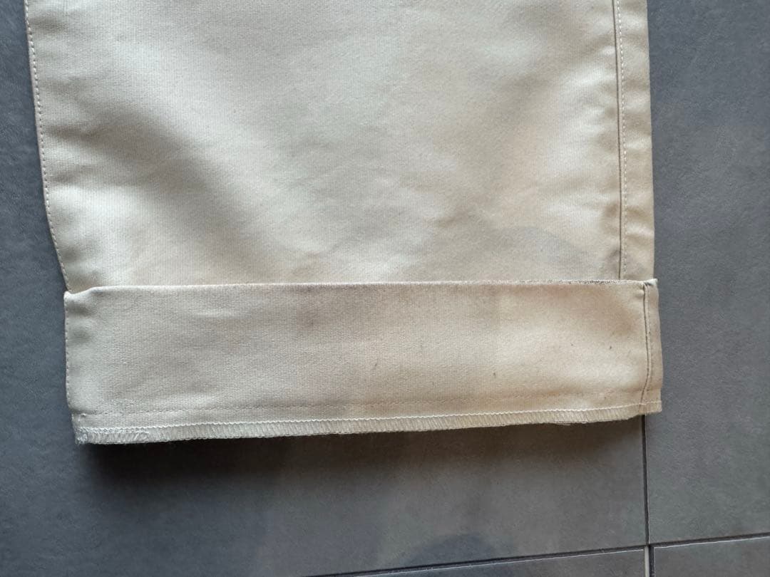 PABLO VINCI Oiled chino trousers L ナチュラル