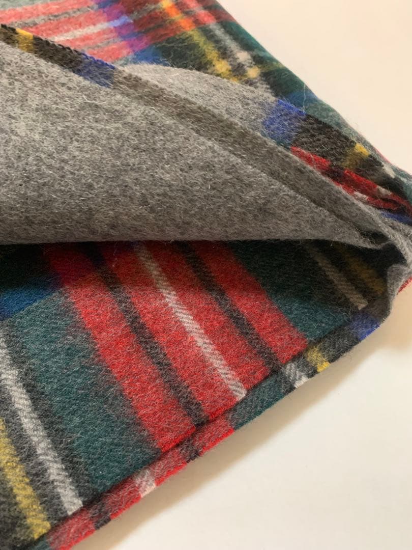 み*☆様 johnstons フリンジマフラータータンチェックストールグレースチ