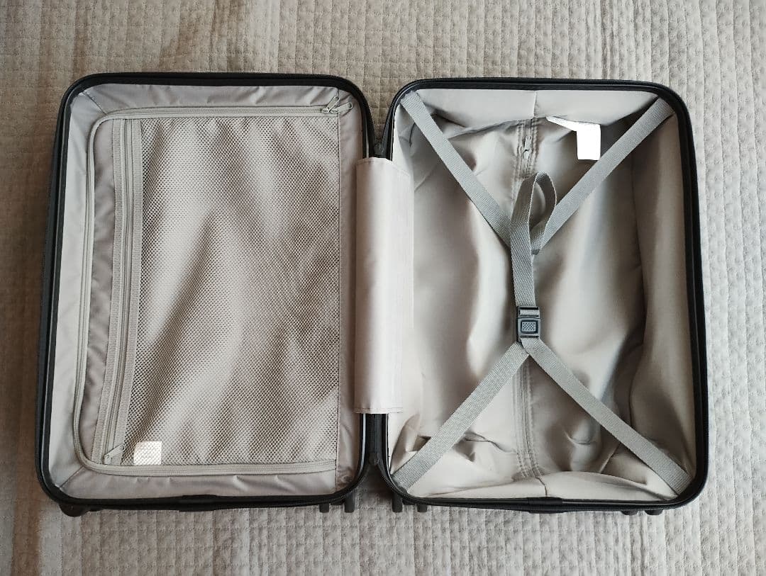 ■美品　無印 キャリーケース 36L 　機内持ち込み可能　タイヤロック機能付