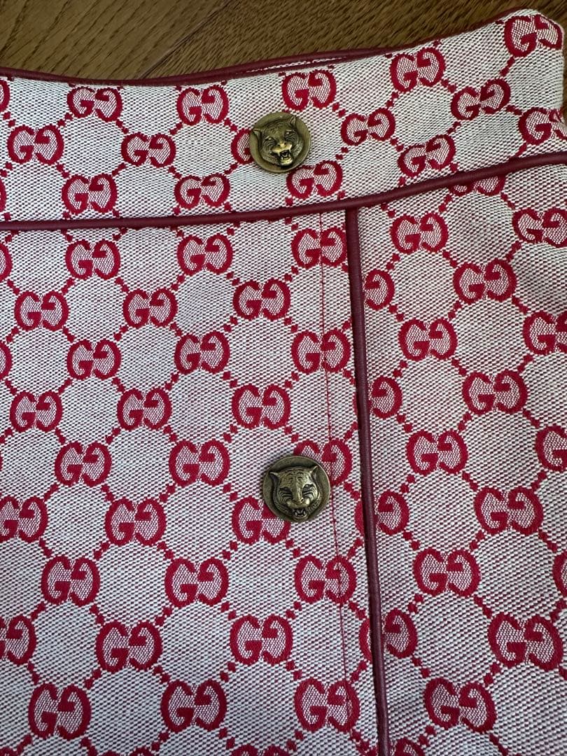 Gucci GG柄キャンバスAラインスカート