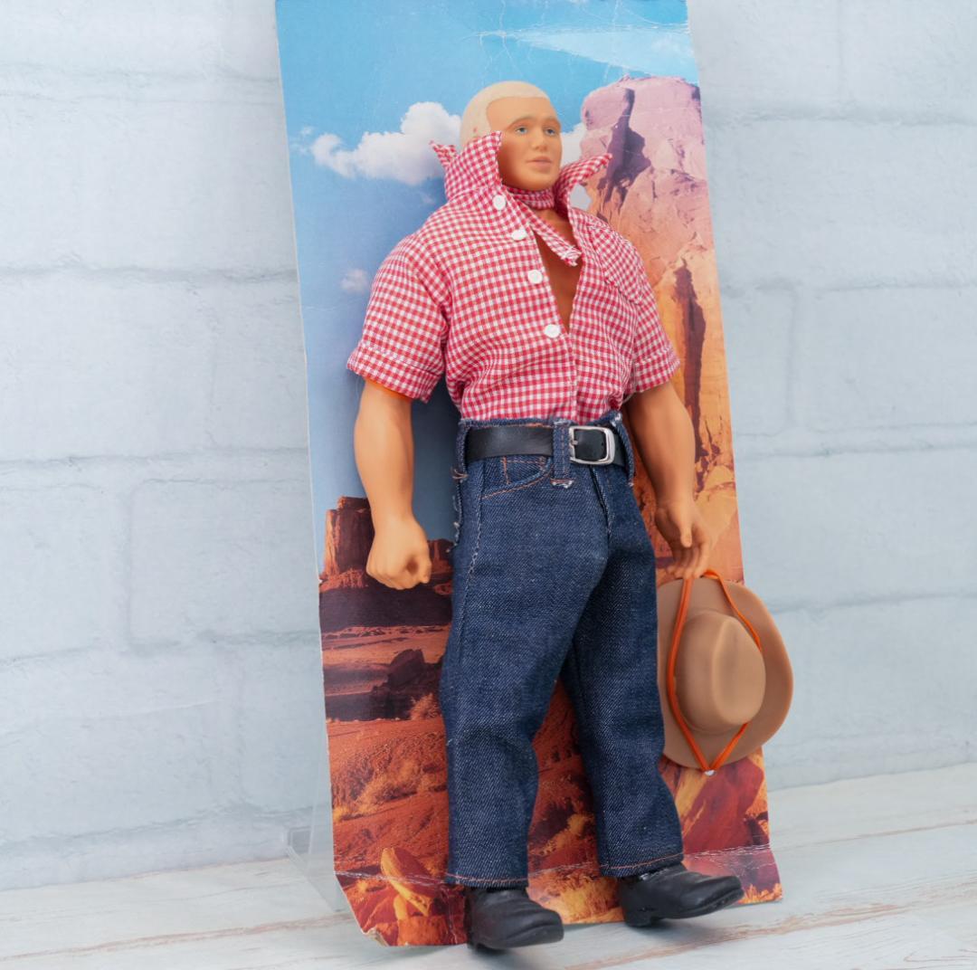 未使用 廃盤 Billy doll カウボーイ ソフビ レア