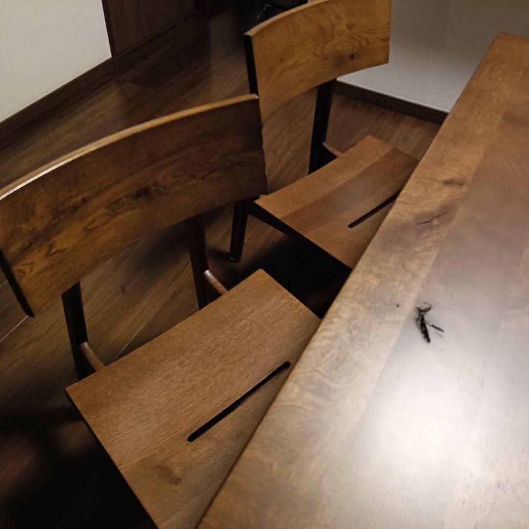 飛騨産業 森のことば ダイニングセット 天然木 節あり HIDA