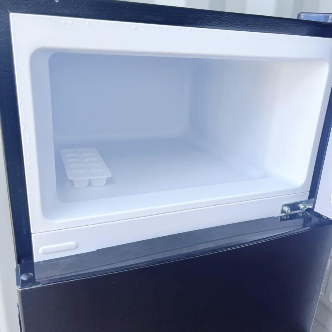 取付無料！コンパクト便利サイズ スタイリッシュダークシルバー冷蔵庫！洗濯機