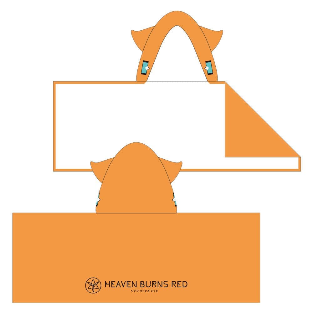 HEAVEN BURNS RED 朝倉可憐 パーカー風フードタオル