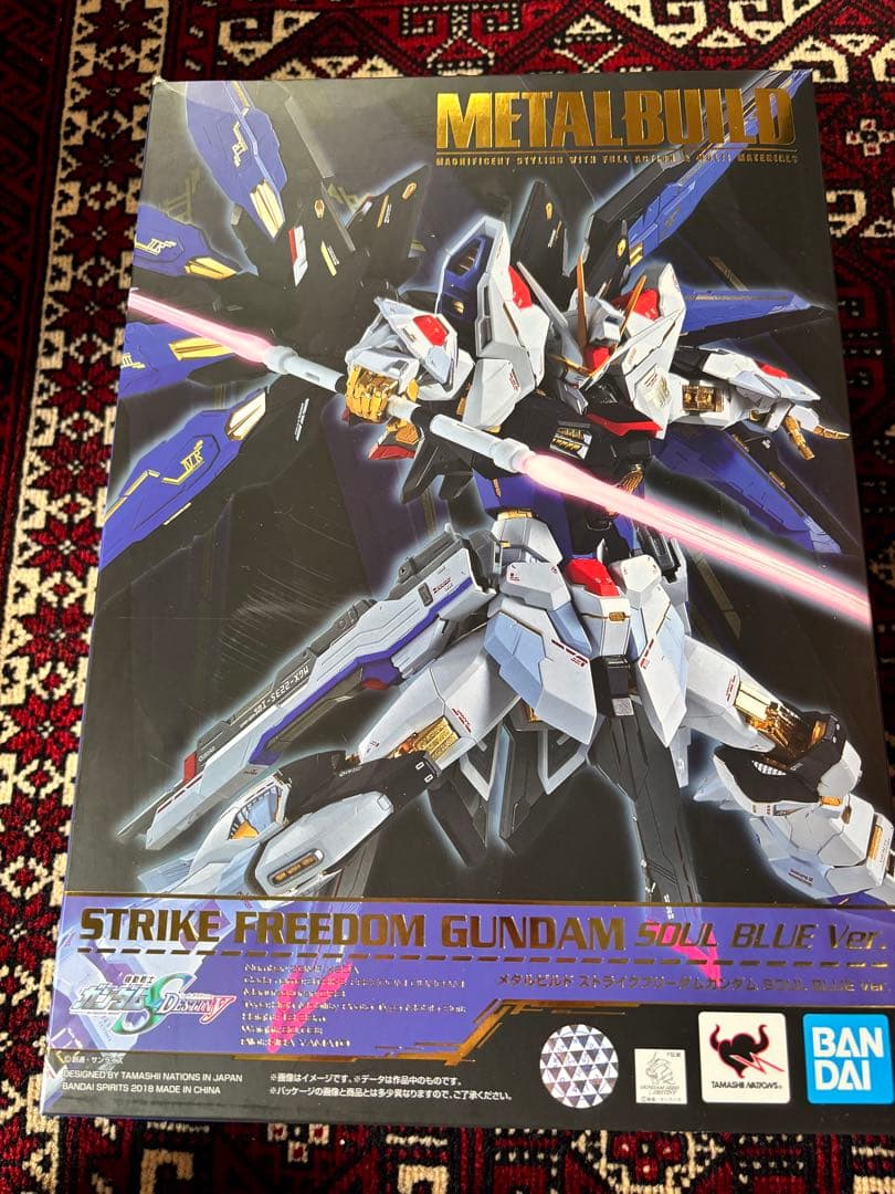 メタルビルド　ストライクフリーダム+光の翼 SOUL BLUE セット　欠品あり