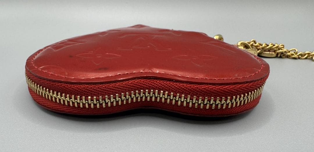 【イベントやギフトに】LV ヴェルニ ポルトモネ クール ハート型 赤 廃盤