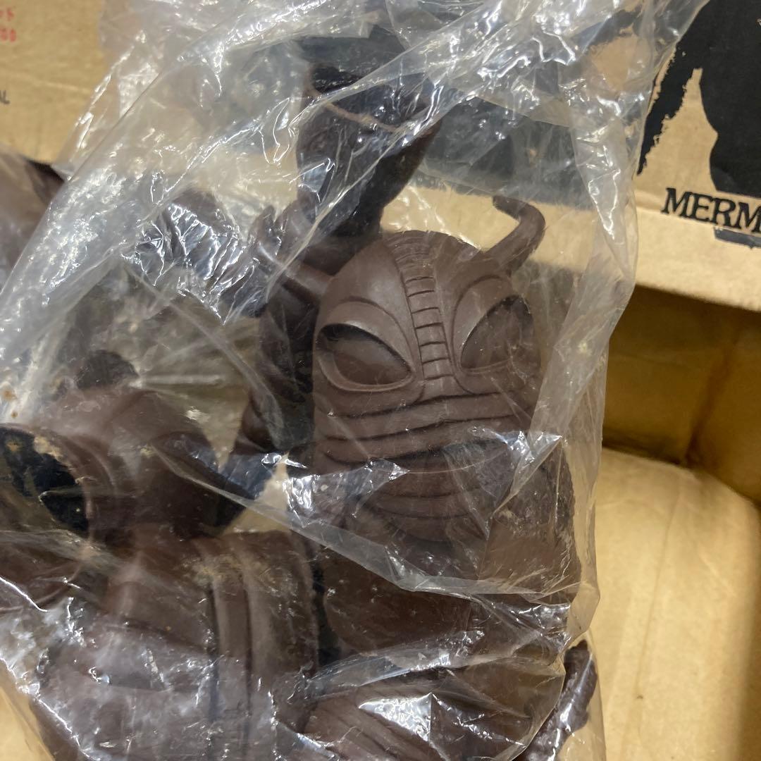 1990年マーミット製 魔神バンダー ソフビ ガレージキット全高約40cm首2種